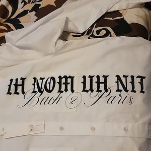 white dress shirt  XL , IH NOM UH NIT